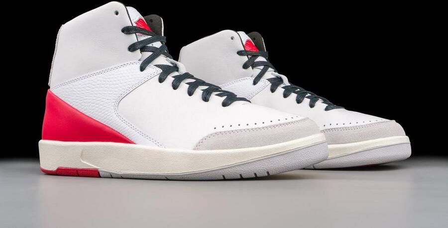 Jordan Wmns Air 2 Retro Se X Nina Chanel White Gym Red White Gym Red Schoenmaat 40 1 2 Sneakers DQ0558 160 - Foto 8