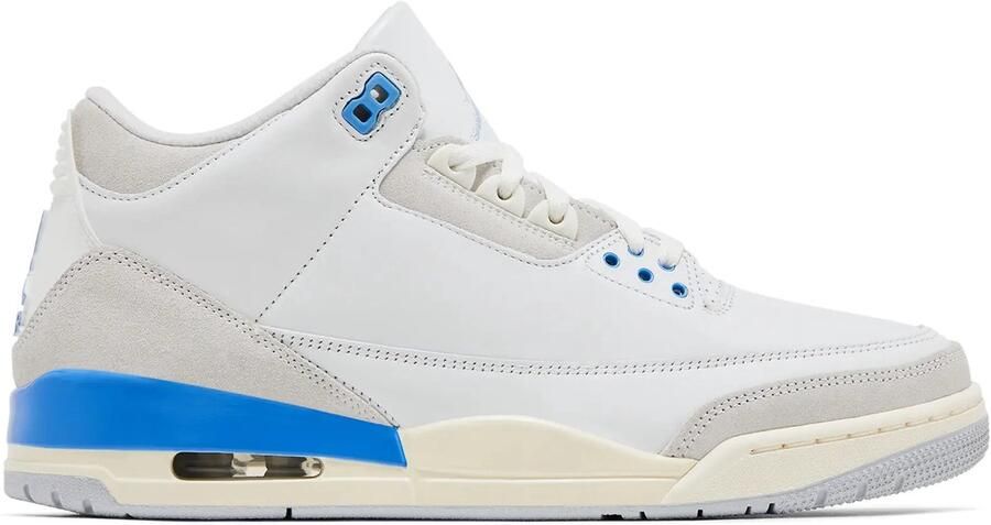 Nike Air Jordan 3 Retro Limited Edition Sneaker Wit Blauw