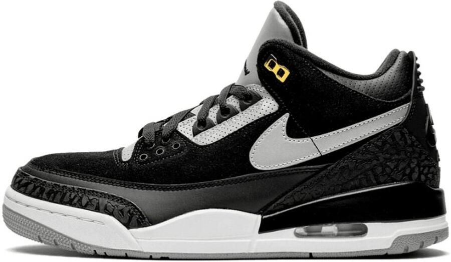 Nike Air Jordan 3 Retro Tinker Hatfield Sneakers Unisex Zwart Grijs