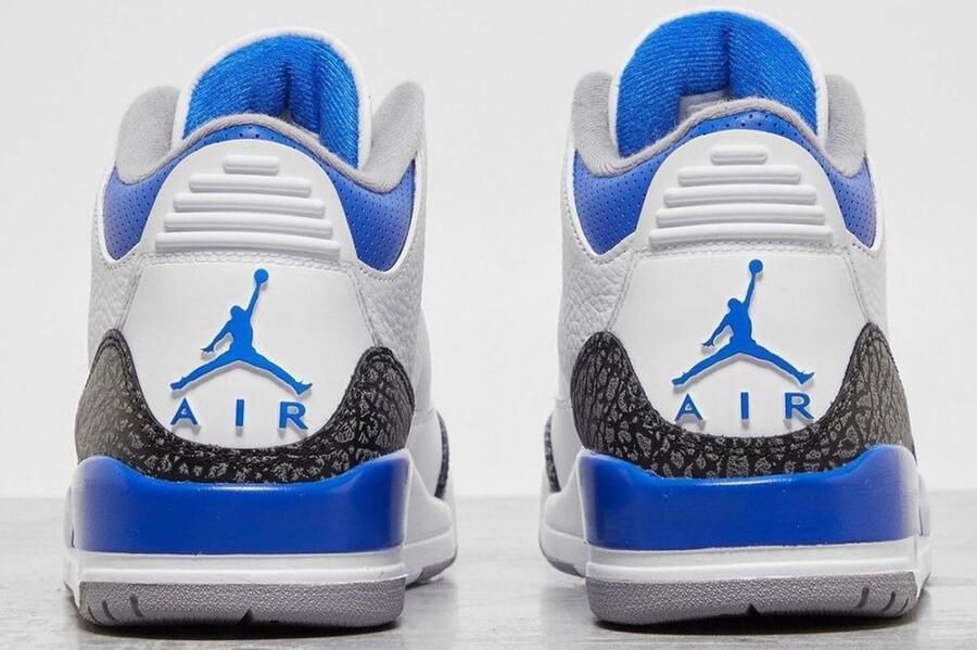 Jordan Nike Air 3 Retro 'White Racer Blue Black' - Foto 6