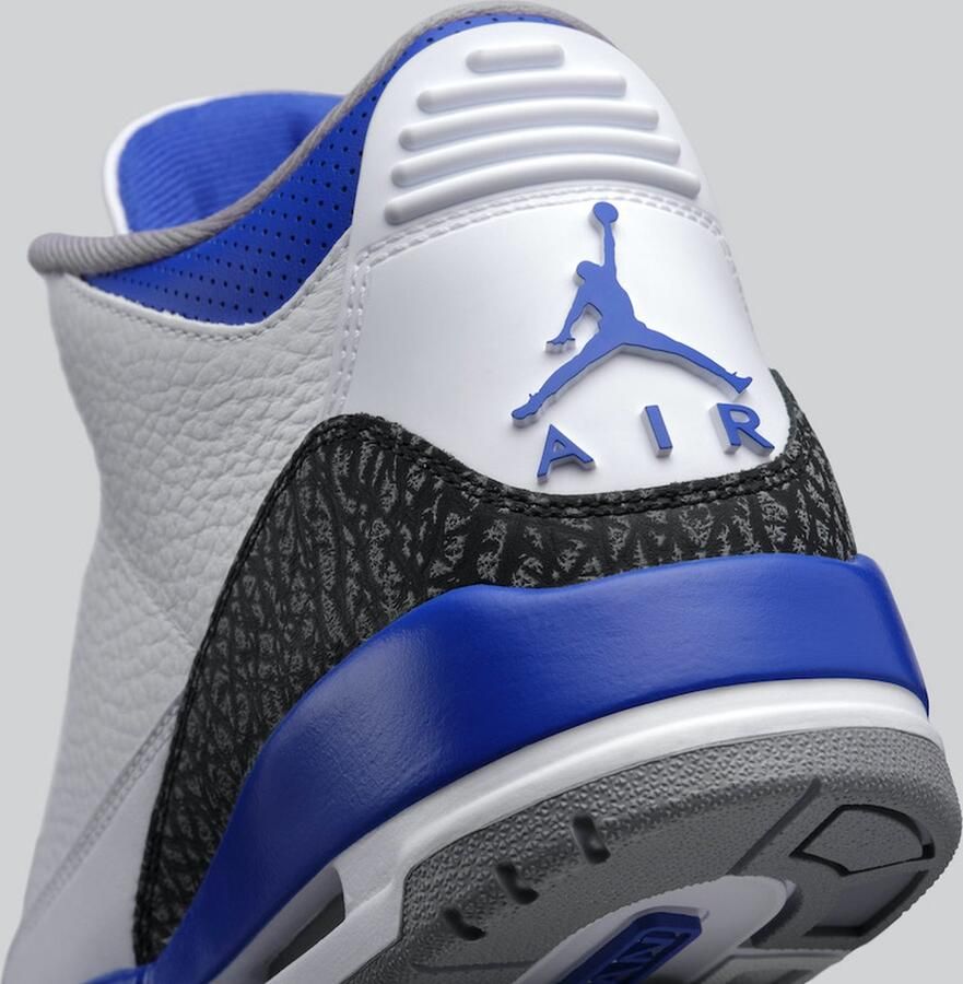 Jordan Nike Air 3 Retro 'White Racer Blue Black' - Foto 2