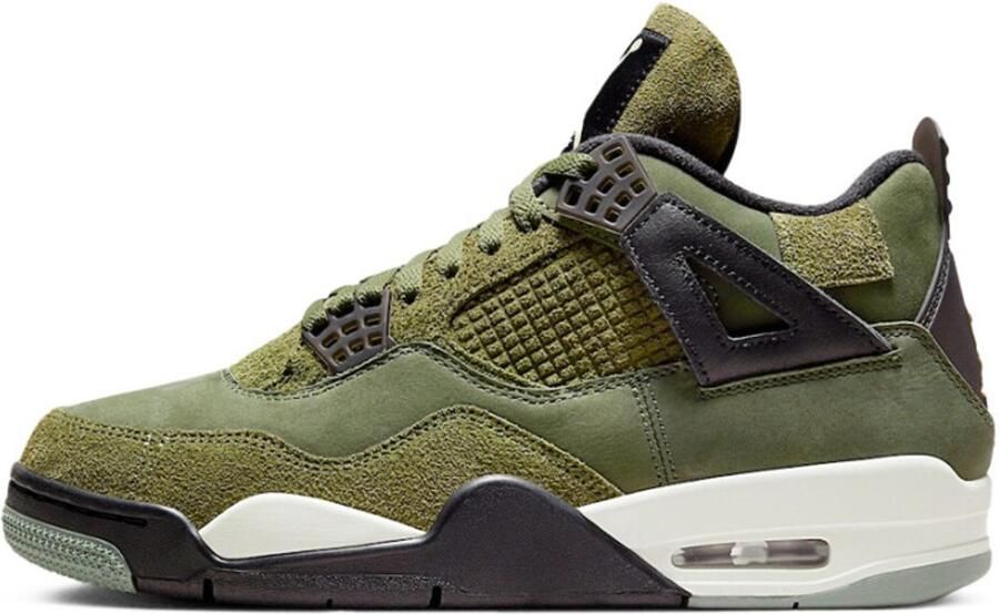 Jordan Air 4 Retro Se Craft Sneakers Schoenen medium ol white metallic gold black maat: 46 beschikbare maaten:41 42.5 43 44.5 45 46