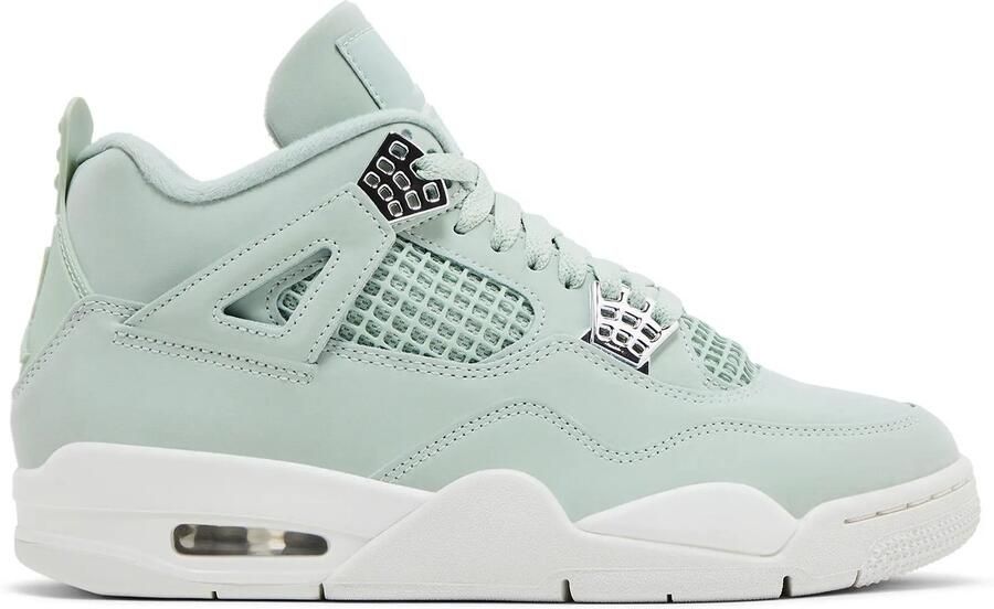 Jordan WMNS Air 4 Retro Air Retro in groen formaten: 40.5 - Foto 2