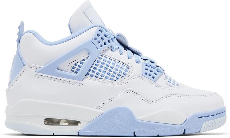 Jordan Air 4 Retro Aluminum „Forget Me Not“ Air Retro in wit formaten: 42