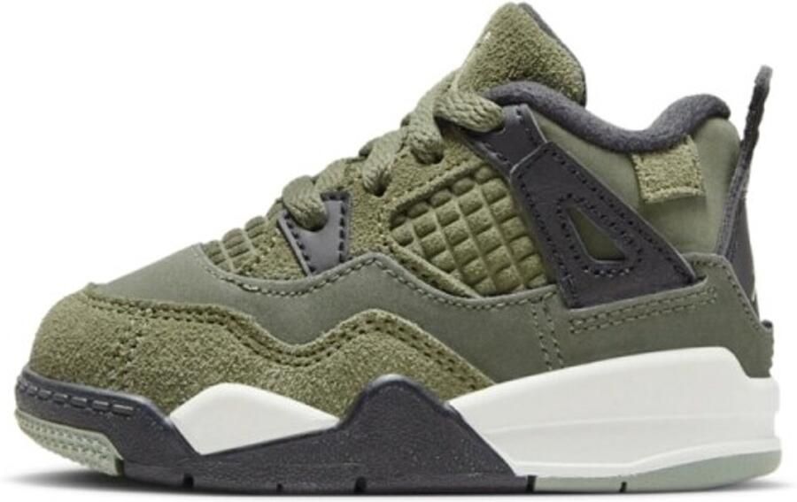 Nike Air Jordan 4 Olive Retro Kinder Sneaker Groen Limited Edition - Foto 2