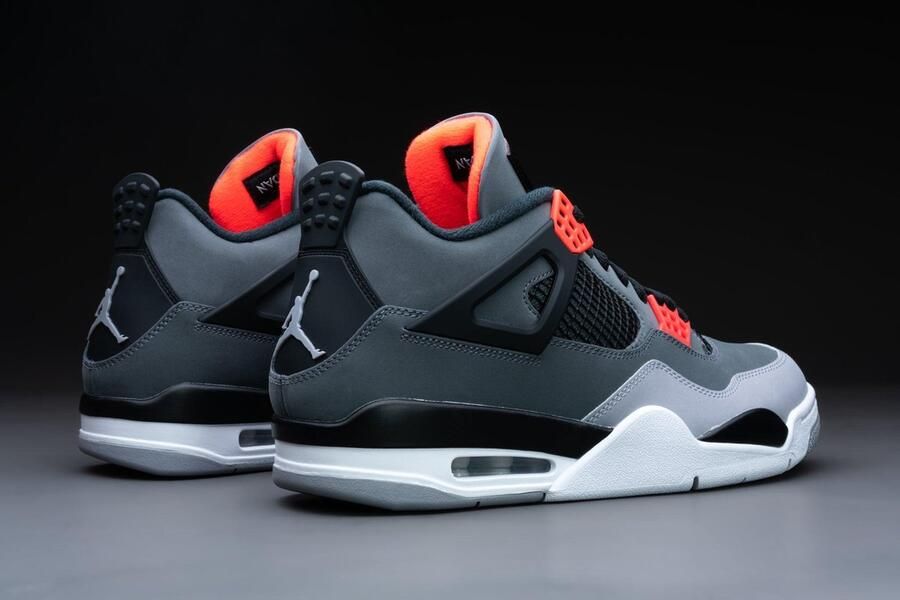 Jordan Air 4 Retro Dark Grey Infrared 23 Black Ce t Grey Schoenmaat 42 1 2 Sneakers DH6927 061 - Foto 2