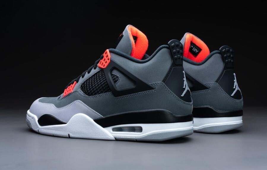 Jordan Air 4 Retro Dark Grey Infrared 23 Black Ce t Grey Schoenmaat 42 1 2 Sneakers DH6927 061 - Foto 7