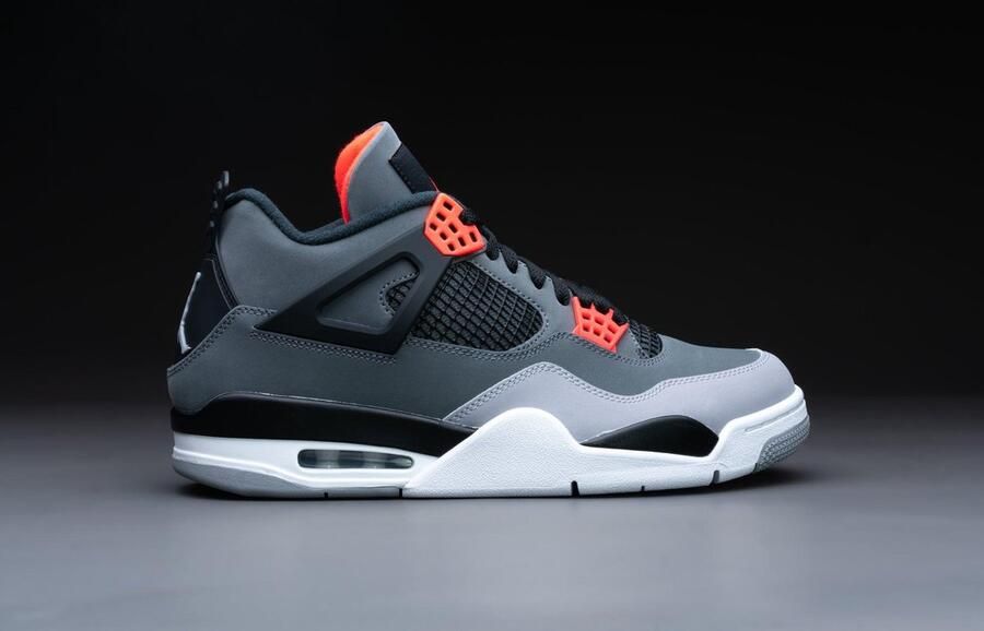 Jordan Air 4 Retro Dark Grey Infrared 23 Black Ce t Grey Schoenmaat 42 1 2 Sneakers DH6927 061 - Foto 6