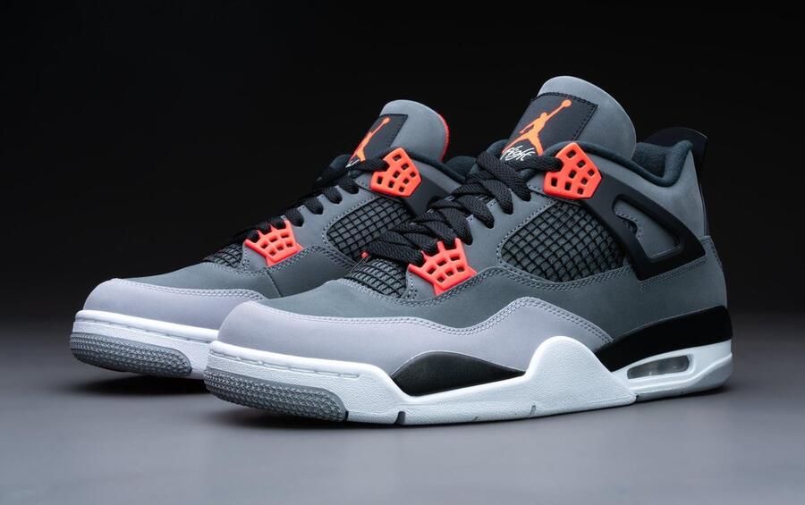 Jordan Air 4 Retro Dark Grey Infrared 23 Black Ce t Grey Schoenmaat 42 1 2 Sneakers DH6927 061 - Foto 10