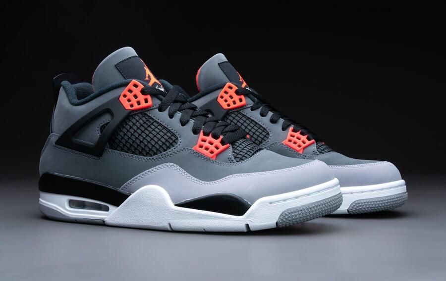 Jordan Air 4 Retro Dark Grey Infrared 23 Black Ce t Grey Schoenmaat 42 1 2 Sneakers DH6927 061 - Foto 8
