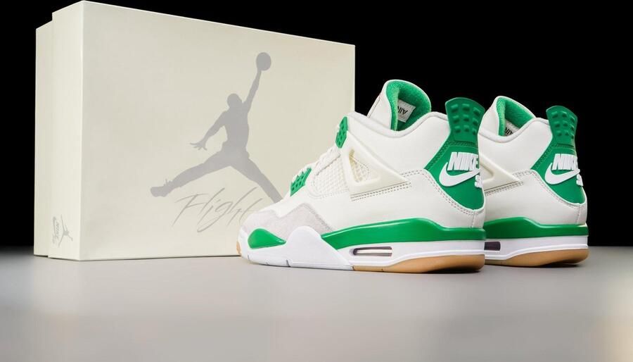 Nike Air Jordan 4 Retro SB Pine Green DR5415-103 GROEN Schoenen - Foto 5