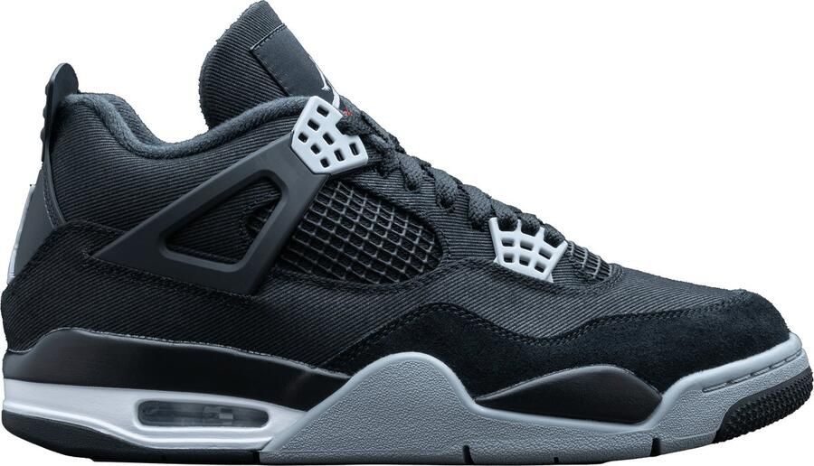 Nike Air Jordan 4 Retro SE Black Canvas Sneakers Unisex