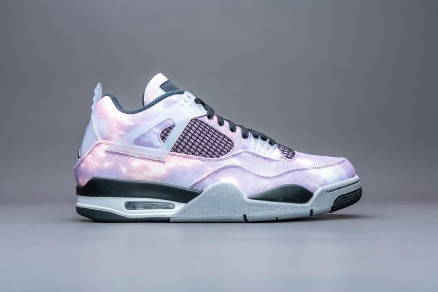 Jordan Air 4 Retro Se Amethyst Wave Bright Crimson Black Sneakers DH7138 506 - Foto 2