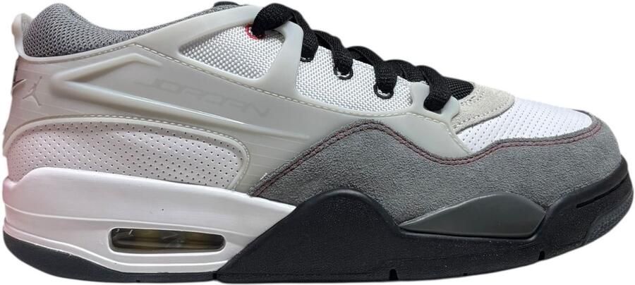 Nike Air Jordan 4 RM PRM Heren Wit Zwart Grijs Geel