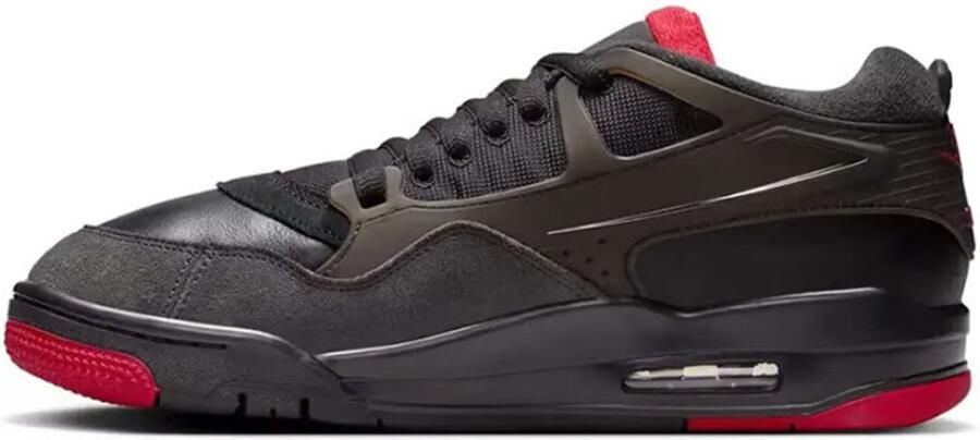Nike Air Jordan 4 Sneaker Zwart Rood Limited edition Doos zonder deksel - Foto 2