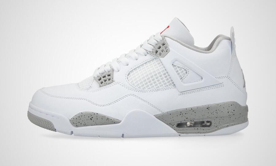 Nike Air Jordan 4 White Oreo Sneakers Unisex