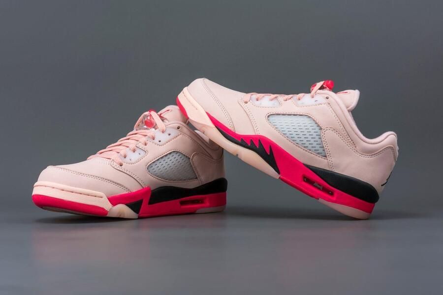 Jordan Wmns Air 5 Retro Low Arctic Orange Siren Red Black Schoenmaat 38 1 2 Sneakers DA8016 806 - Foto 3