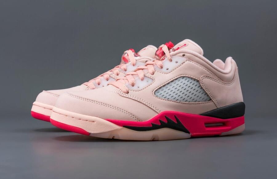 Jordan Wmns Air 5 Retro Low Arctic Orange Siren Red Black Schoenmaat 38 1 2 Sneakers DA8016 806 - Foto 12