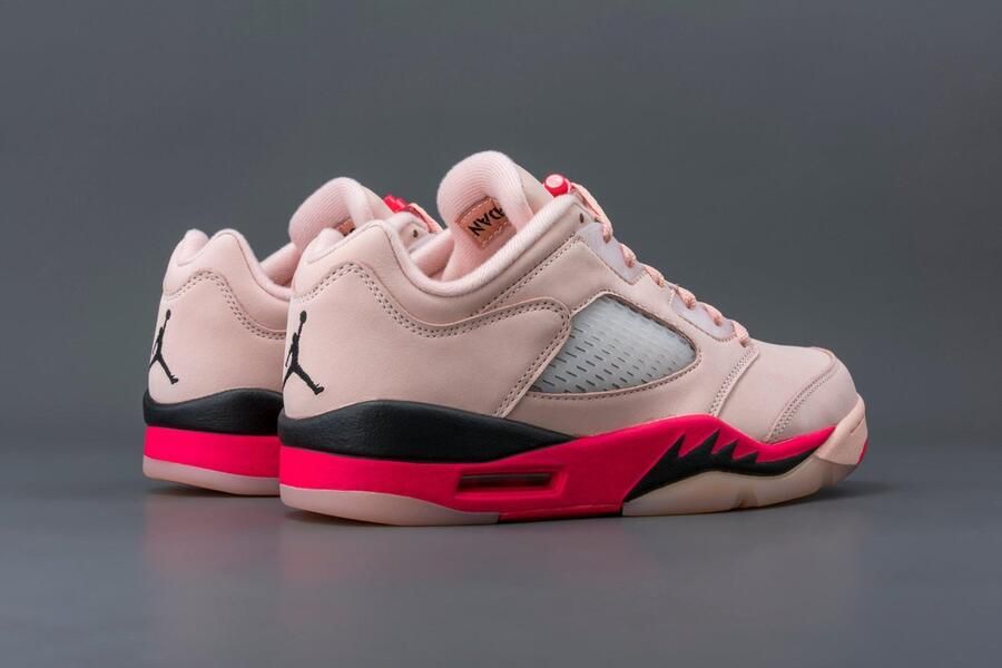 Jordan Wmns Air 5 Retro Low Arctic Orange Siren Red Black Schoenmaat 38 1 2 Sneakers DA8016 806 - Foto 5