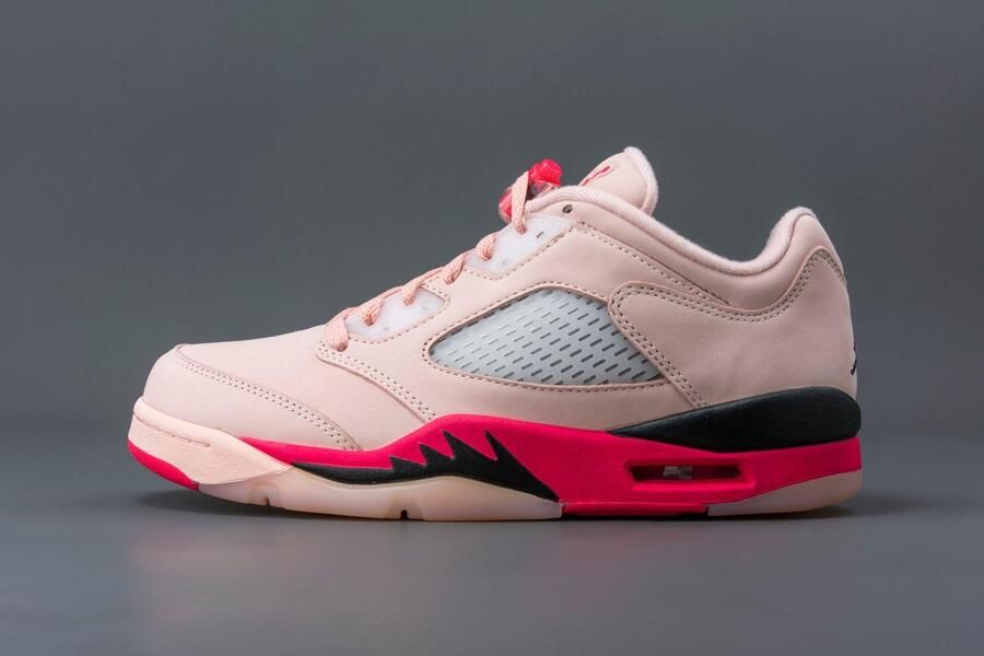 Jordan Wmns Air 5 Retro Low Arctic Orange Siren Red Black Schoenmaat 38 1 2 Sneakers DA8016 806 - Foto 6
