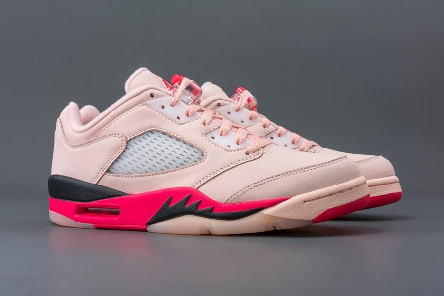 Jordan Wmns Air 5 Retro Low Arctic Orange Siren Red Black Schoenmaat 38 1 2 Sneakers DA8016 806 - Foto 7
