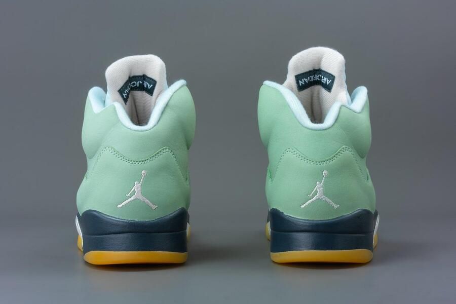 Jordan Air 5 Retro Jade Horizon Desert Sand Light Silver Schoenmaat 42 1 2 Sneakers DC7501 300 - Foto 6