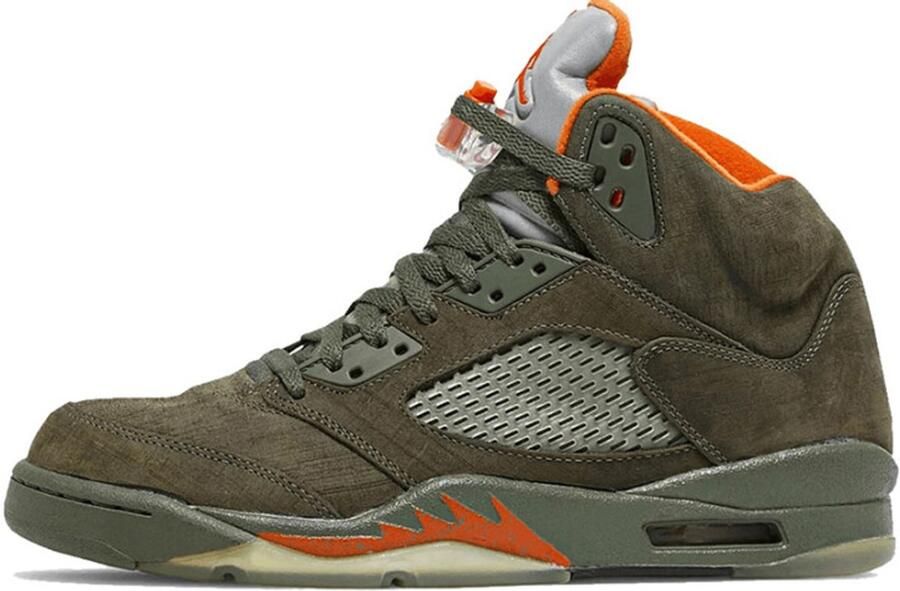 Jordan Retro Olive Sneakers Stijl Must-Have