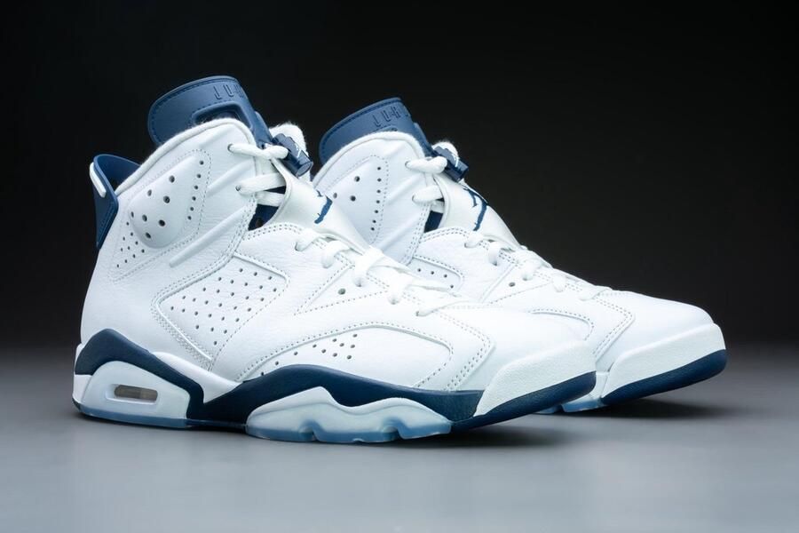 Nike Air Jordan 6 Retro Midnight Navy (2022) CT8529 Sneakers Unisex 141 Kleur als op foto - Foto 3