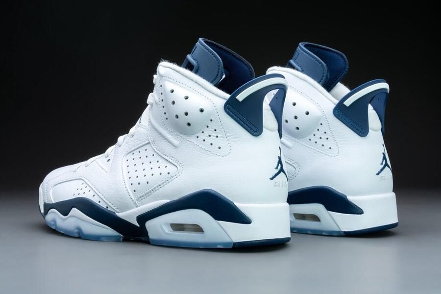 Nike Air Jordan 6 Retro Midnight Navy (2022) CT8529 Sneakers Unisex 141 Kleur als op foto - Foto 5