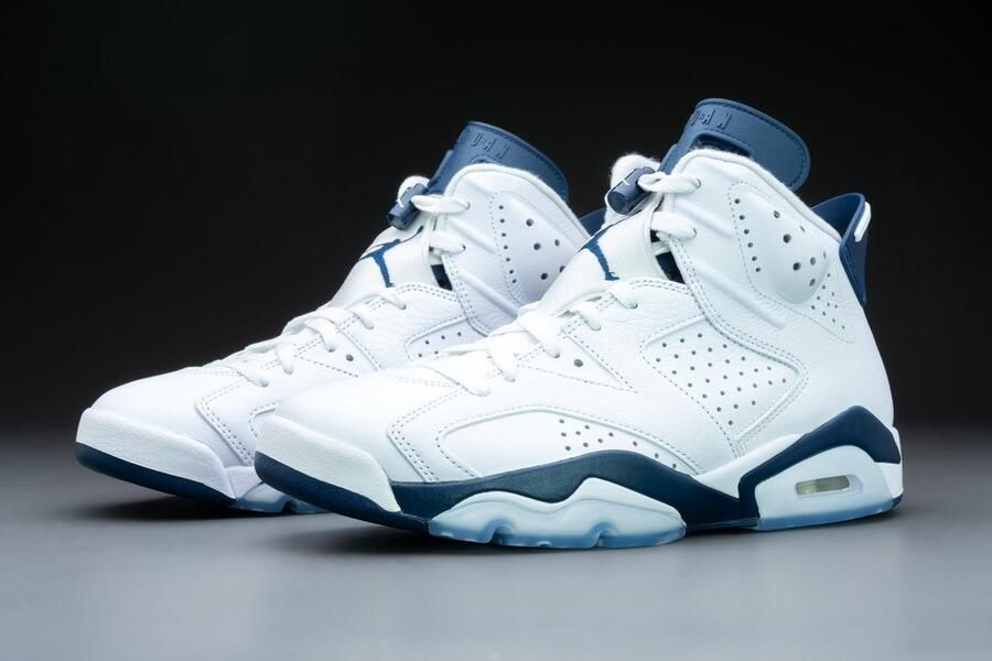 Nike Air Jordan 6 Retro Midnight Navy (2022) CT8529 Sneakers Unisex 141 Kleur als op foto - Foto 8