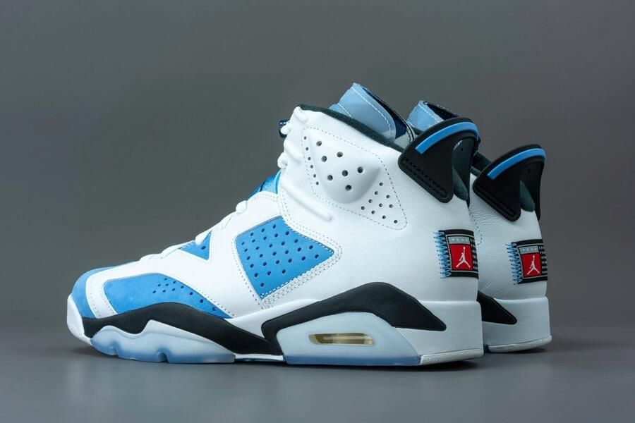 Jordan Air 6 Retro University Blue White Black College Navy Schoenmaat 44 Sneakers CT8529 410 - Foto 7