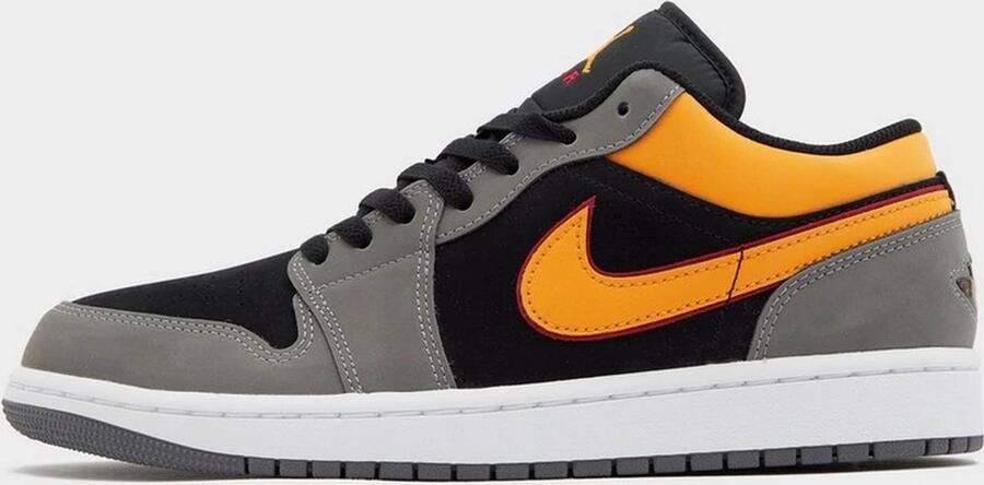Nike Air Jordan Low SE Sneakers Mannen Zwart Grijs Oranje
