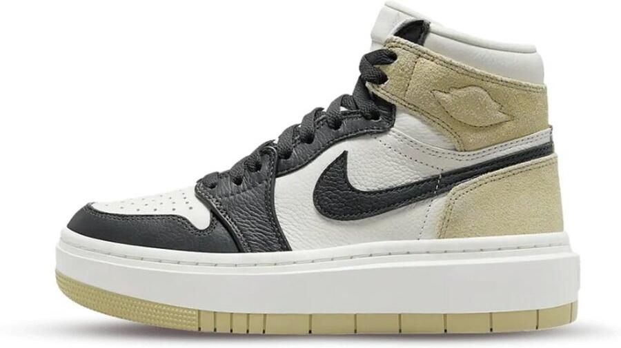 Nike Jordan 1 Elevate High Sneakers Dames Wit Beige