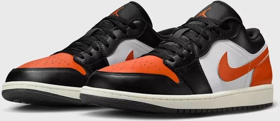 Nike Air Jordan 1 Low Shattered Backboard Oranje Wit Zwart Sneakers Heren - Foto 3