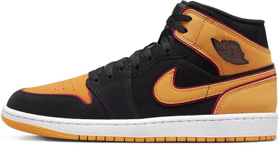 Nike Jordan 1 mid Black Vivid Orange