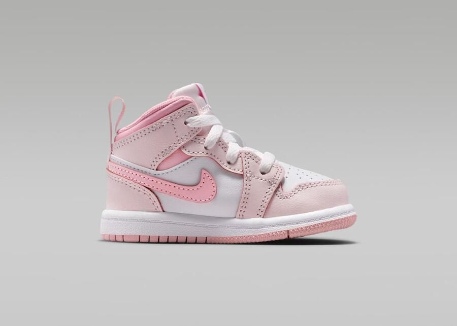 Nike Jordan 1 Mid (TD) Roze Kindersneaker Limited Edition
