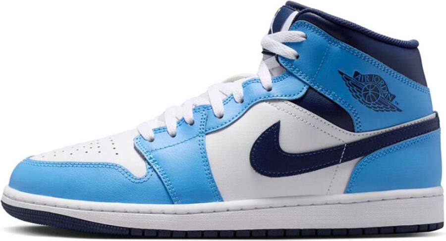 Jordan Air 1 Mid Blauw- Blauw