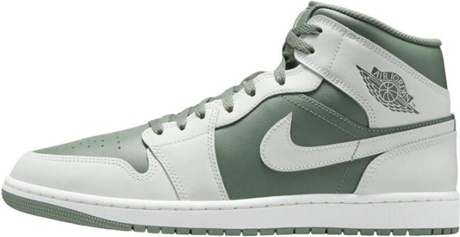 Nike Herenschoenen Air Jordan 1 Mid Wit- Heren Wit - Foto 2