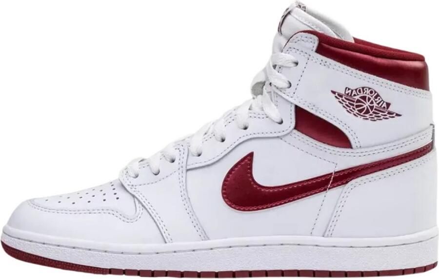 Jordan Metallic Burgundy High 85 Sneakers White Dames