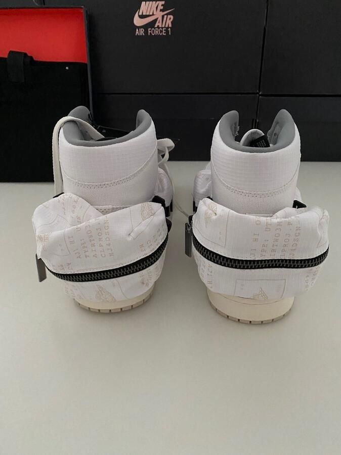 Jordan Air 1 Utility White Black Sail Schoenmaat 49 1 2 Sneakers DO8727 100 - Foto 6