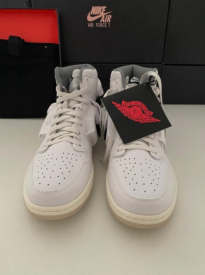 Jordan Air 1 Utility White Black Sail Schoenmaat 49 1 2 Sneakers DO8727 100 - Foto 7