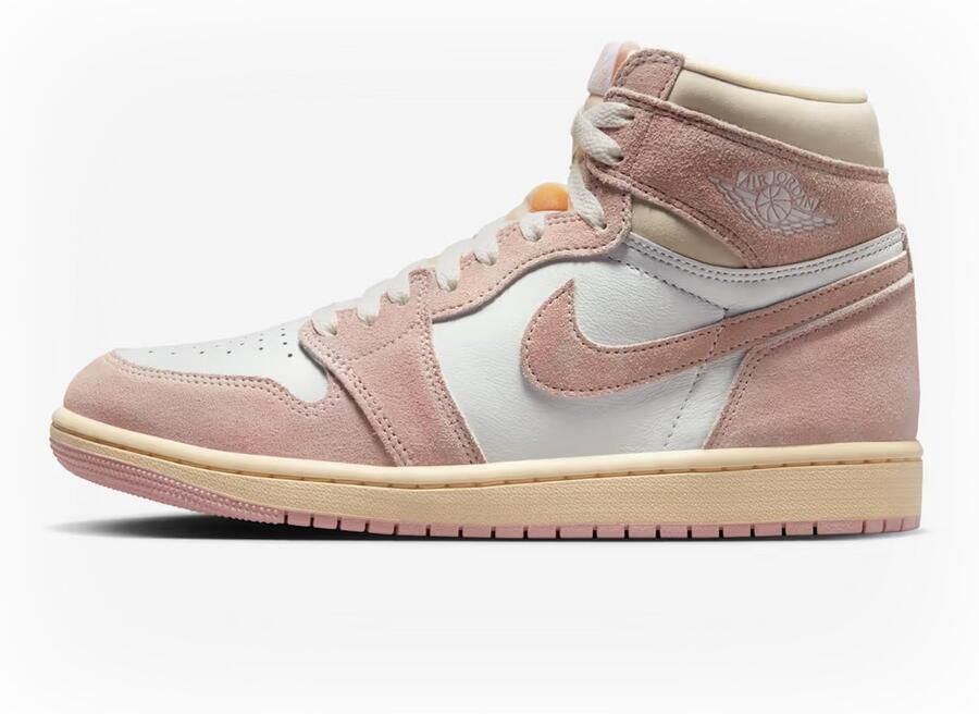 Nike Air Jordan 1 Retro High OG Washed Pink FD2596-600 roze suede wit sneakers hoog ssneakers - Foto 2