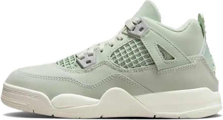 Nike Jordan 4 Retro Kinder Sneaker Mintgroen Doos zonder deksel