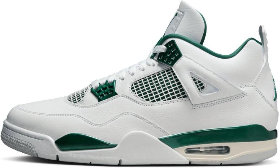 Nike Jordan 4 Retro Limited Edition Kids Wit Groen Doos Zonder Deksel - Foto 2