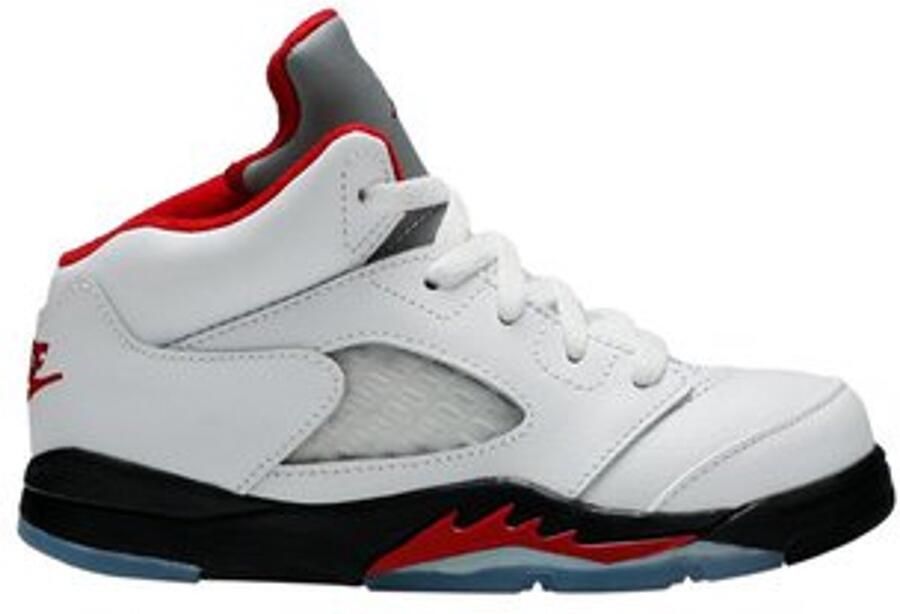 Nike Jordan 5 Retro Fire Red Kinder Sneaker Wit Rood Zwart Limited Edition