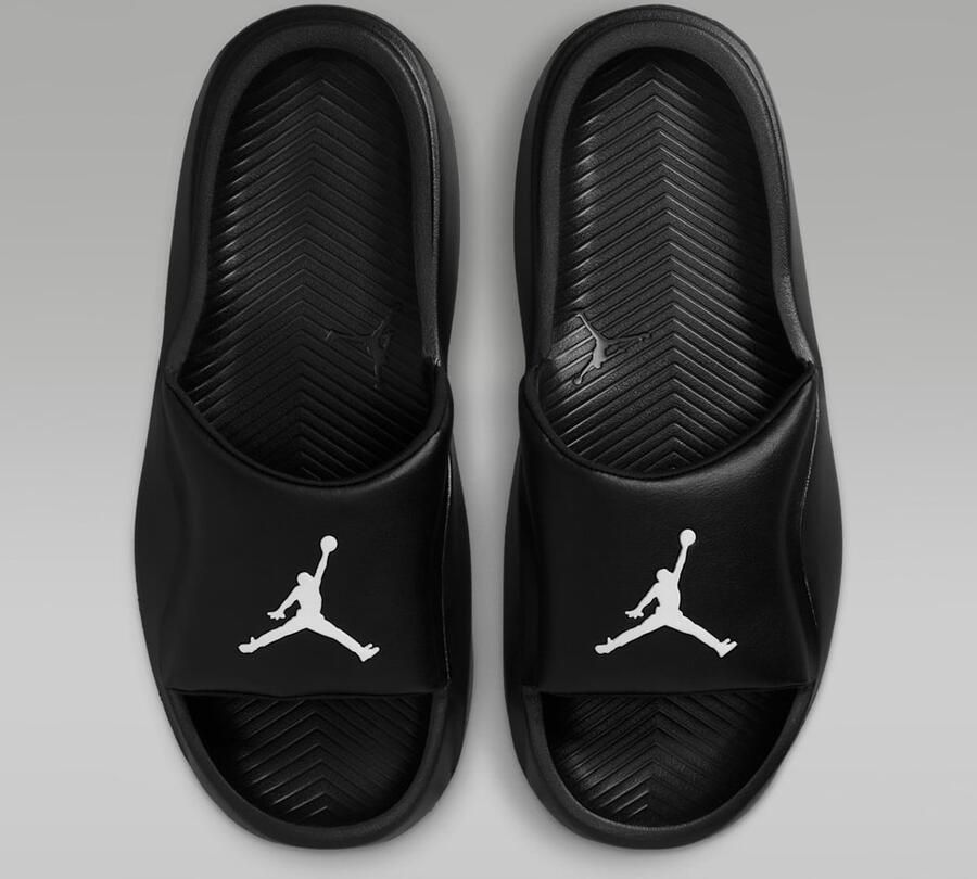 Nike Jordan Franchise Slide Zwart Wit Slippers Heren