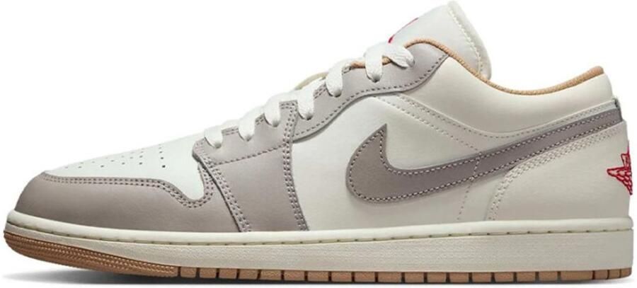 Nike Jordan low Grijs Bruin Creme Sneakers Unisex - Foto 2