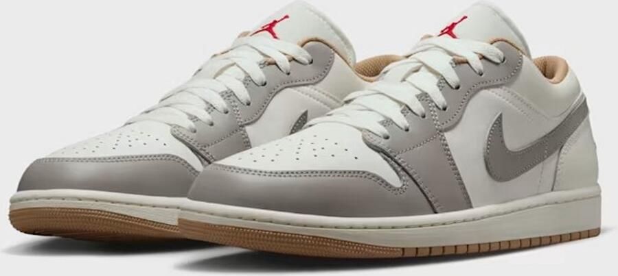 Nike Jordan low Grijs Bruin Creme