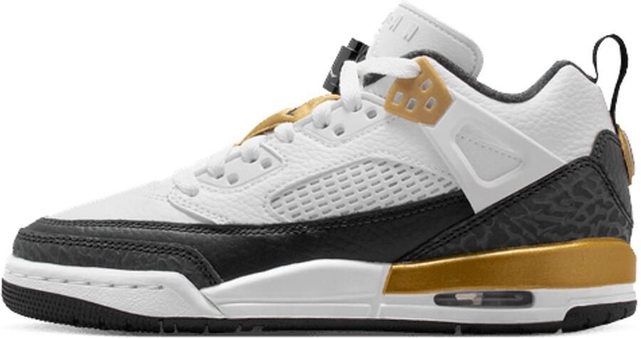 Nike Jordan Spizike Low Kinder Sneakers Wit Zwart Goud - Foto 2