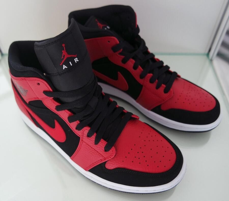 Nike Sneakers Air Jordan Rood Zwart Wit